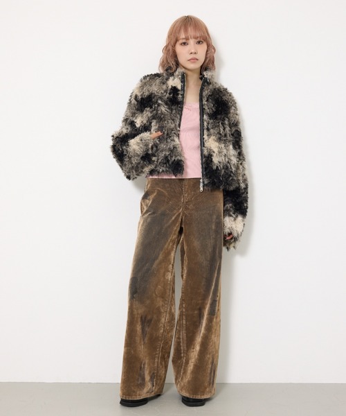 SLY ボアブルゾン SLY ブルゾン アウター 「2025AW」CURLED BOA BZ カールド ボア