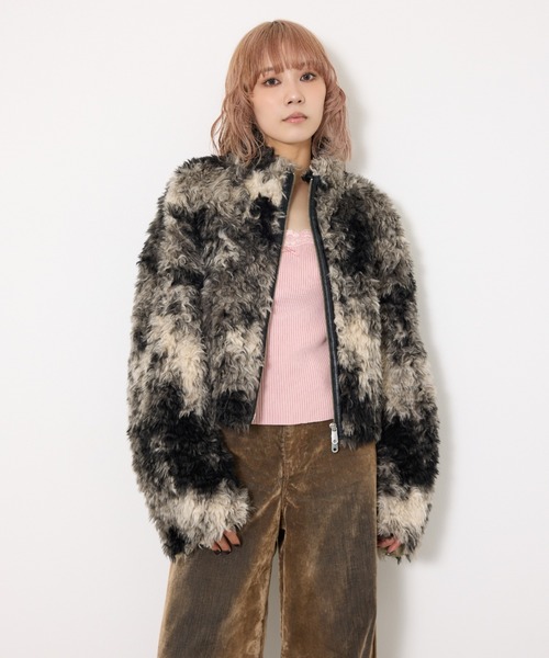 SLY ボアブルゾン SLY ブルゾン アウター 「2025AW」CURLED BOA BZ カールド ボア