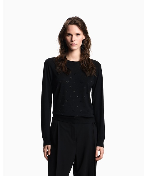 EMPORIO ARMANI ニット セーター 「エンポリオ アルマーニ」クルー