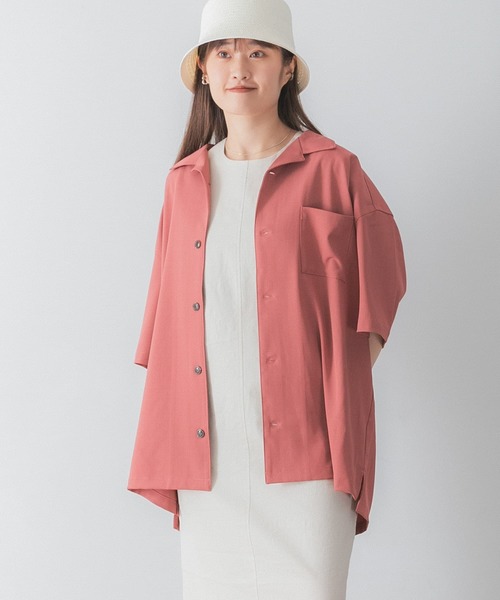 「SENSE OF PLACE by URBAN RESEARCH」 半袖シャツ MEDIUM チャコールグレー メンズ_画像2