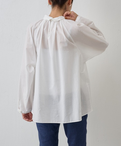 BEARDSLEY(BEARDSLEY GALLARDAGALANTE) / 長袖Tシャツ/FREE/レーヨン/ホワイト/bez1041306a0001// BEARDSLEY 「BEARDSLEY」 長袖シャツ FREE ホワイト レディース