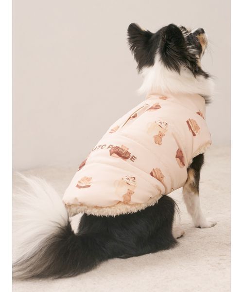gelato pique（ジェラートピケ） 犬 服 「CAT＆DOG」中綿ベスト