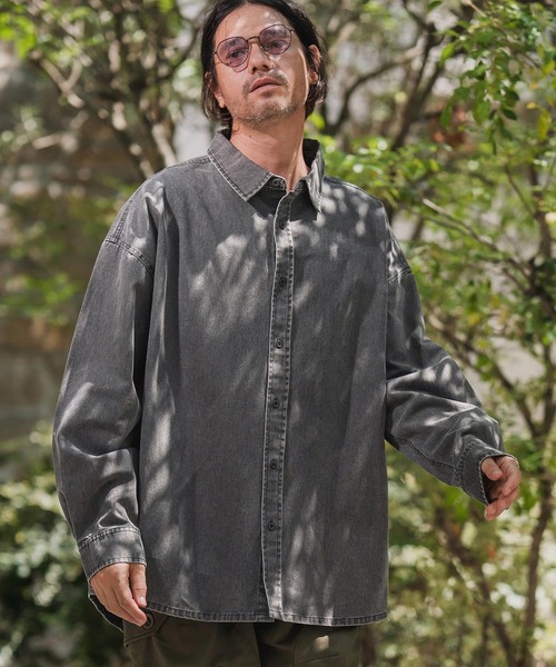 CAMBIO（カンビオ） シャツ ms6262-Snow Wash Cotton Long Sleeve