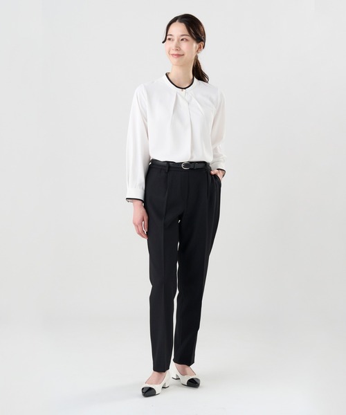 BRICK HOUSE by TOKYO SHIRT ブラウス シャツ ストレッチジョーゼット