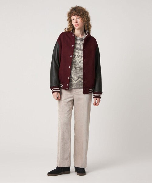 ジャケット スタジャン 「SKOOKUM × Steven Alan」STADIUM JACKET