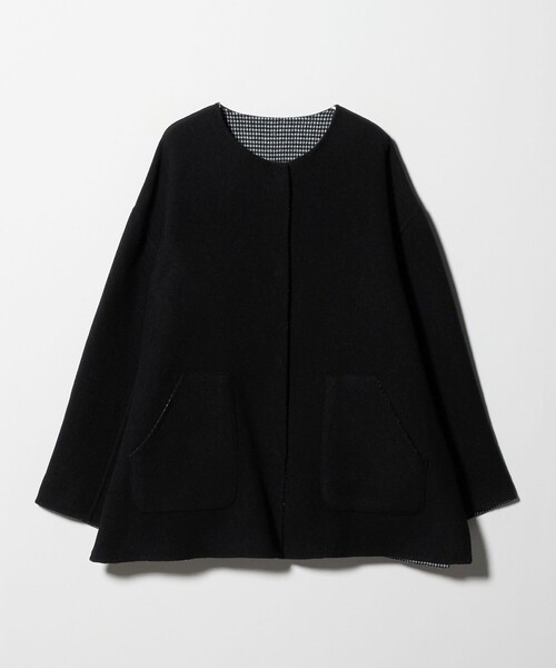 週末値下げ【ANAYI 】カラーリバーノーカラーコート ANAYI（アナイ） ノーカラーコート 36 ホワイト レディース : ZOZOTOWN