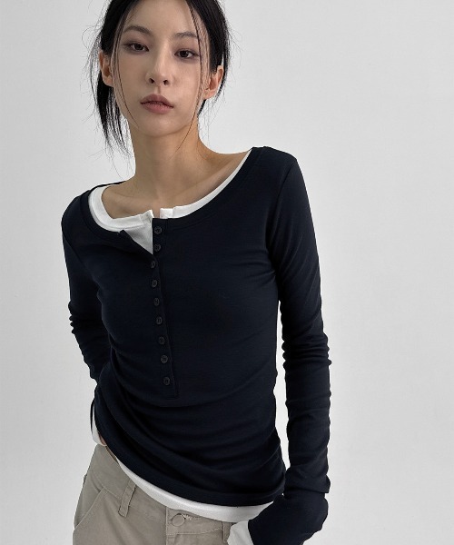 BLACKUP（ブラックアップ） tシャツ 「MADE」 ケシルヘンリーネック
