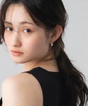 パール フープ ピアス パールアクセントフープ...の詳細画像3