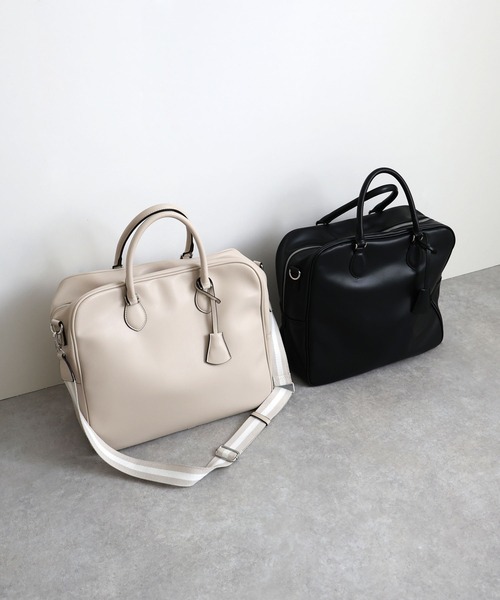 【NEW】ミアン（MIAN ）/【オールシーズン/旅行/大容量】ラインテープ ビッグボストンバッグ MIAN（ミアン） ボストンバッグ ラインテープ ビッグボストンバッグ