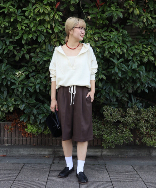 FREAK'S STORE パンツ 2tack Shorts/ツータックショーツ レディース