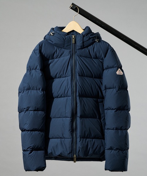 ほぼ新品！PYRENEX フード付きダウンジャケット ネイビー Pyrenex（ピレネックス） ダウンジャケット ダウン 「 」 SPOUTNIC