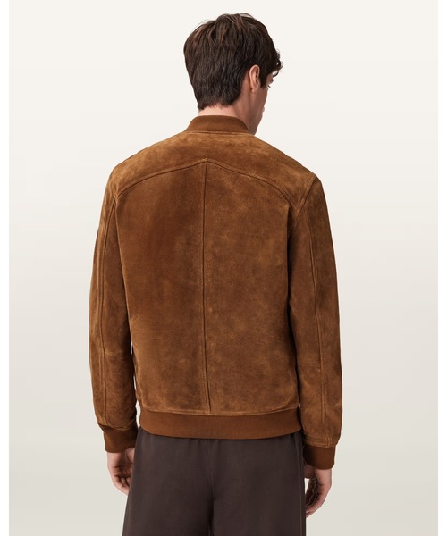 ma1 ma-1 STAFFORD LEATHER BOMBER JACKET | STAFFORD レザー ボンバー ジャケット メンズの画像