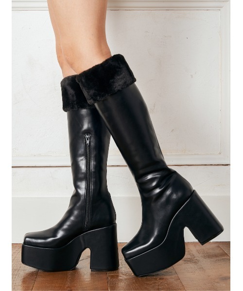 darich ロングブーツ　Lサイズ Darich（ダーリッチ） ロングブーツ L アイボリー レディース