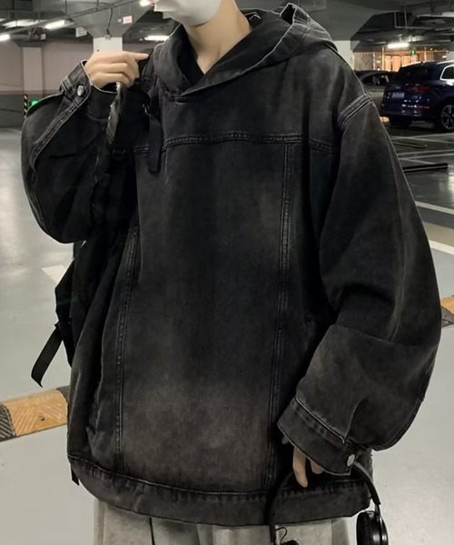 SBG by 7JEWELRY パーカー SBG ヴィンテージライクデニムパーカー