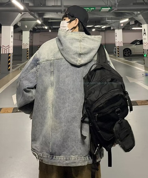 SBG by 7JEWELRY パーカー SBG ヴィンテージライクデニムパーカー