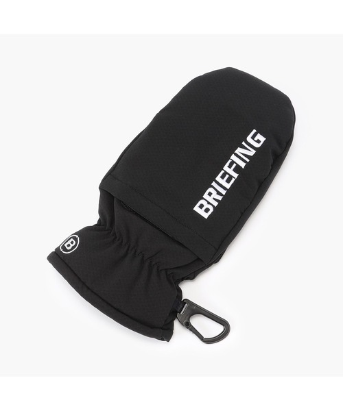 美品BRIEFING ブリーフィング ネイビー ミトン手袋と耳あて BRIEFING（ブリーフィング） 手袋 「ブリーフィング」STORMFLEECE WARM