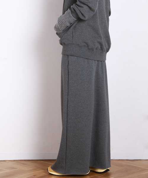 EVERYDAY I LIKEウォーム スウェットスカート 38 グレー EVERYDAY I LIKE. スカート ウォームスウェットカーゴスカート