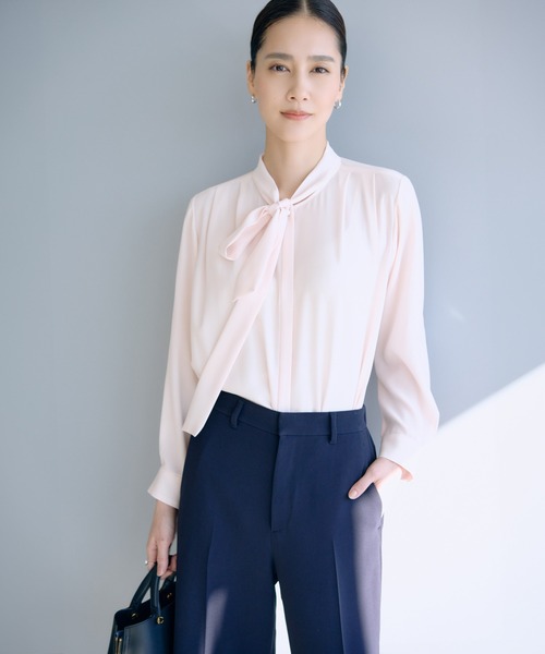 ROPE'（ロペ） ブラウス シャツ ボウタイブラウス/イージーケア・26SS