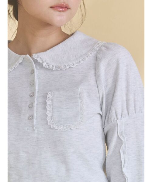 merry jenny（メリージェニー） ポロシャツ ポロ frilly polo tops