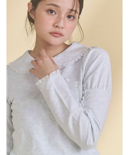merry jenny（メリージェニー） ポロシャツ ポロ frilly polo tops