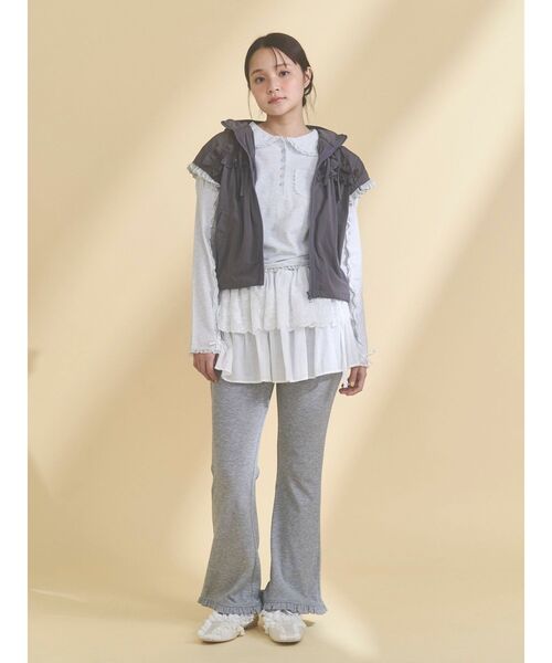 merry jenny（メリージェニー） ポロシャツ ポロ frilly polo tops