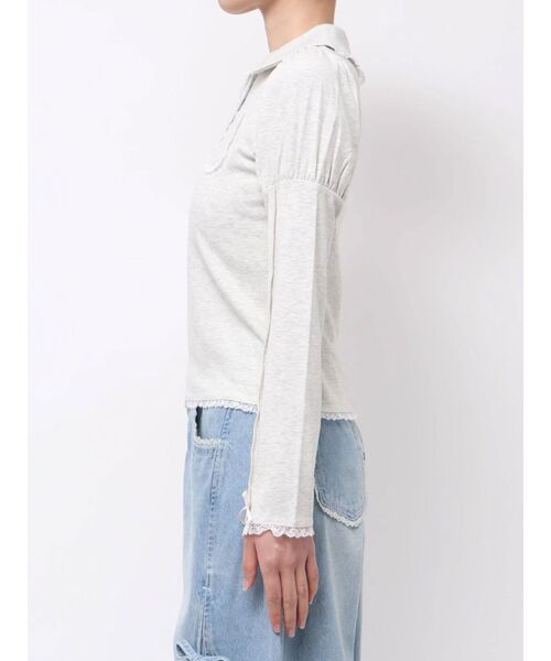merry jenny（メリージェニー） ポロシャツ ポロ frilly polo tops