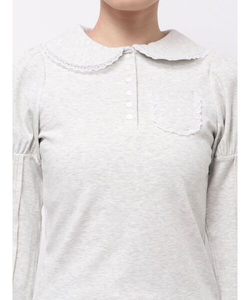 merry jenny（メリージェニー） ポロシャツ ポロ frilly polo tops