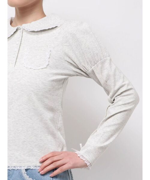 merry jenny（メリージェニー） ポロシャツ ポロ frilly polo tops