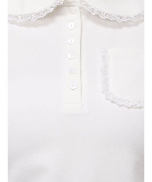 merry jenny（メリージェニー） ポロシャツ ポロ frilly polo tops