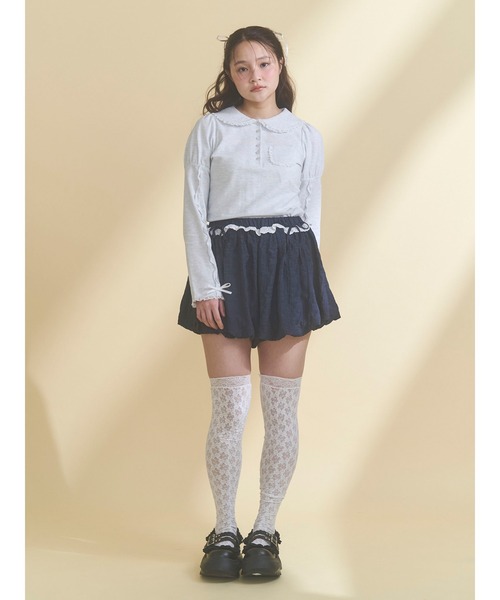 merry jenny（メリージェニー） ポロシャツ ポロ frilly polo tops