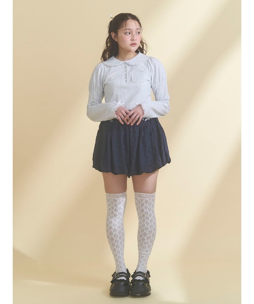 merry jenny（メリージェニー） ポロシャツ ポロ frilly polo tops