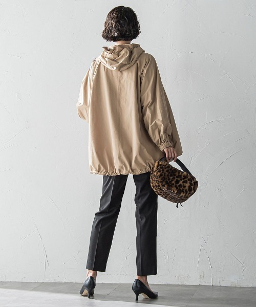 「la.f…」 マウンテンパーカー 9号 チャコールグレー レディース_画像4