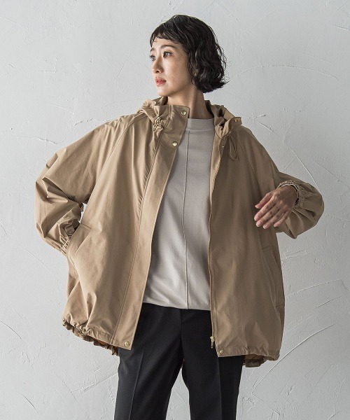 「la.f…」 マウンテンパーカー 9号 チャコールグレー レディース_画像6