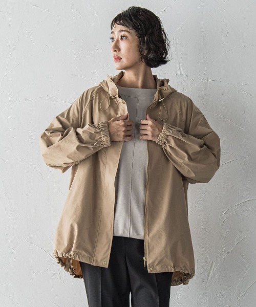 「la.f…」 マウンテンパーカー 9号 チャコールグレー レディース_画像7