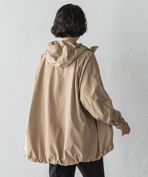 「la.f…」 マウンテンパーカー 9号 チャコールグレー レディース_画像9