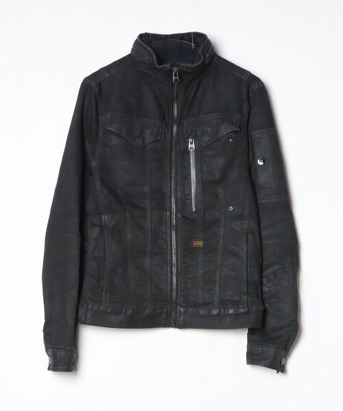 G-STAR RAW 「G-STAR」 デニムジャケット X-SMALL ブラック メンズ