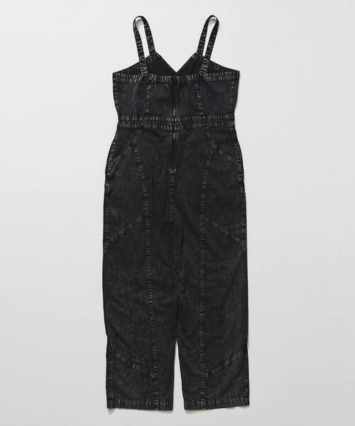 「CONVERSE TOKYO」 オーバーオール FREE ブラック レディース_画像2