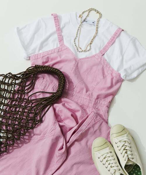 「CONVERSE TOKYO」 オーバーオール FREE ブラック レディース_画像4