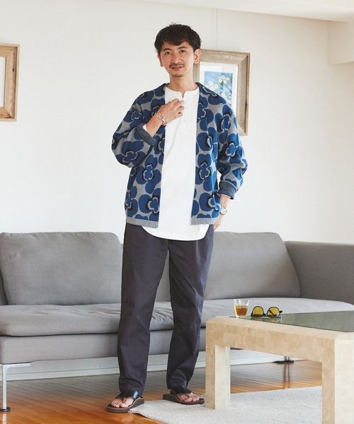 「JOURNAL STANDARD relume」 チノパンツ LARGE サックスブルー メンズ_画像7