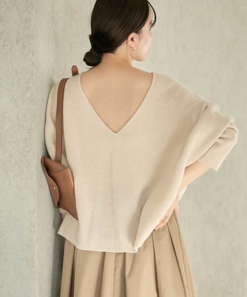 新品 Plage プラージュ 長袖ニット plage（プラージュ） 長袖ニット - ベージュ レディース : ZOZOTOWN