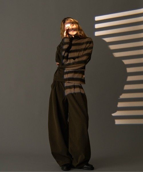 CIVVY. ワイドパンツ スラックス Heavyweight Slacks - モールスキン