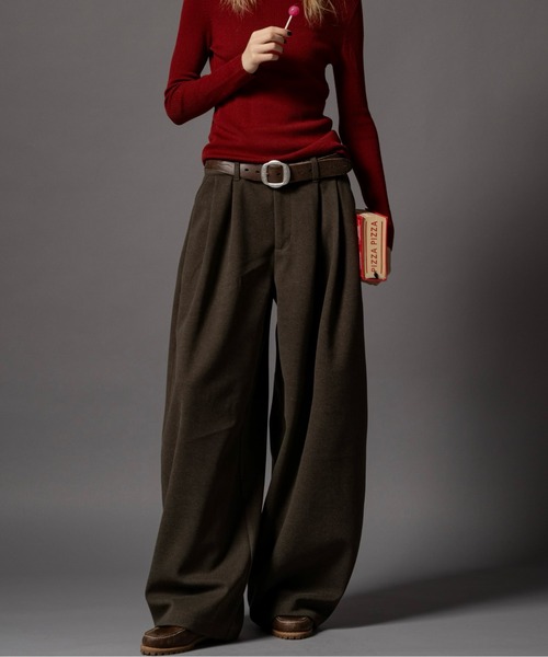 CIVVY. Heavyweight Slacks モールスキンスラックス CIVVY. ワイドパンツ スラックス Heavyweight Slacks - モールスキン