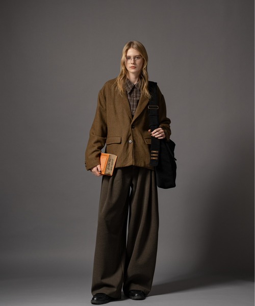 CIVVY. Heavyweight Slacks モールスキンスラックス CIVVY. ワイドパンツ スラックス Heavyweight Slacks - モールスキン