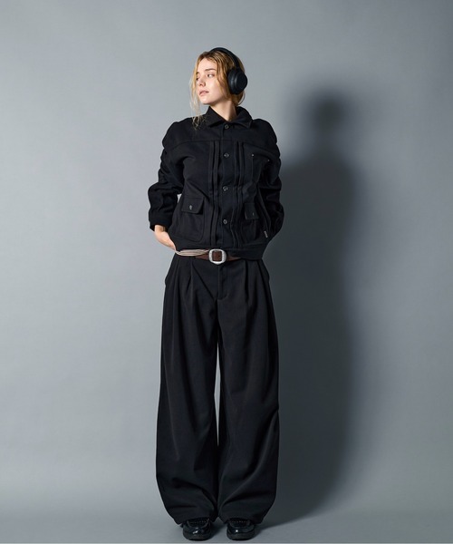 CIVVY. ワイドパンツ スラックス Heavyweight Slacks - モールスキン
