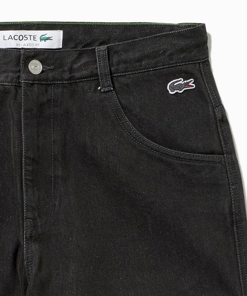 LACOSTE（ラコステ） ワイドパンツ ジーンズ 5ポケットワイドデニム