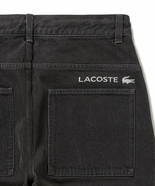LACOSTE（ラコステ） ワイドパンツ ジーンズ 5ポケットワイドデニム