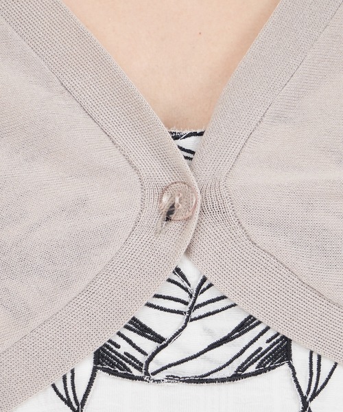 「ROYAL PARTY」 ニットボレロ FREE ブラック レディース_画像4