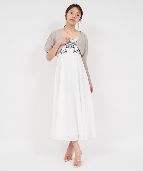 「ROYAL PARTY」 ニットボレロ FREE ブラック レディース_画像6