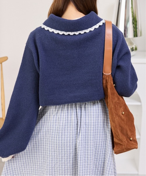 kutir（クティール） カーディガン フラワーモチーフカーディガン