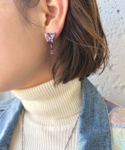 ANNA SUI（アナスイ） ピアス 蝶モチーフ ピアス レディース